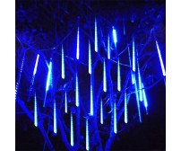 Luci effetto pioggia nevicata led blu